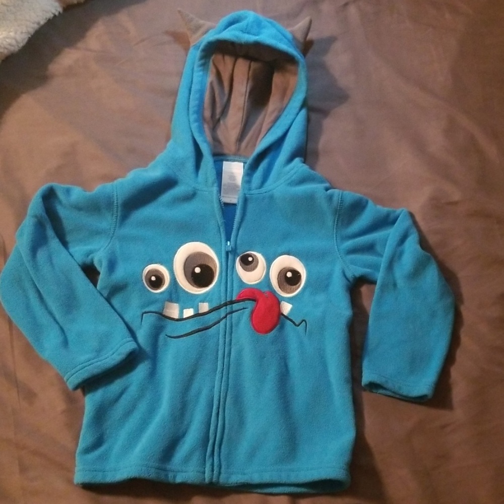 Zip up fleece hoodie
